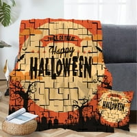 Halloween dekoratív takaró párnahuzattal, szörny takaró hálószoba nappali ünnepi dekorációhoz,296, 59x79