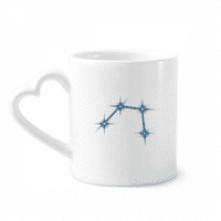 Intelligens Tehetség Gyönyörű Szerencsés Csillagok Bögre Kávé Cerac Drinkware Üveg Szív Csésze