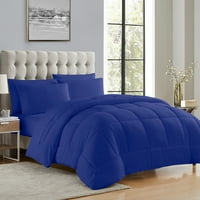 Luxus Royal Blue 7 darabos ágy egy táskában alternatív vigasztaló szett, tele