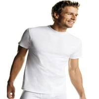 Hanes férfi FreshIQ ComfortSoft Crewneck póló bónusz csomag, fehér, Meduim