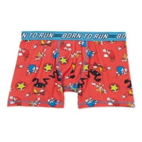 Sonic the Hedgehog Boys Boxer alsónemű, 4-csomag, Méretek 4-12