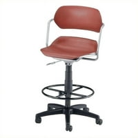 Martisa sorozat modell forgatható feladat szék fekete kerettel, műanyag, középhátvéd, bor