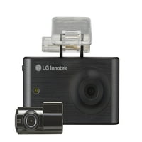 Innotek 3.5 720p dashcam elülső és hátsó kamerával, fekete színben, 32 GB -os tárolóval