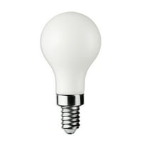 Nagy értékű LED-es izzó, 5,5 W A Fagyos Lámpa E Candelabra alap, tompítható, puha fehér, 2-csomag