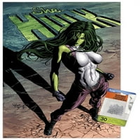 Marvel Comics-She-Hulk - She-Hulk fali poszter Pushpins, 14.725 22.375