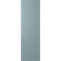 Ekena Millwork 15 W 60 H True Fit PVC átlós slat modern stílusú rögzített redőnyök, békés kék