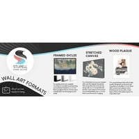 Stupell Industries vértes Longhorn szarvasmarha legelésző monokróm fotózás keretes fal art, 20, tervezés: Amy Brinkman