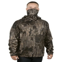 Realtree Timber Men Performance Pullover kapucnis nyakkendővel