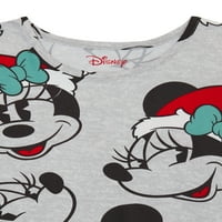 Minnie Mouse Lányok Karácsonyi Ruha, 2-Csomag, Méretek 4-12