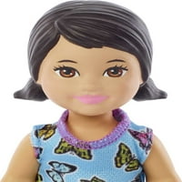 Barbie Skipper Babysitters Inc bili-idő beállítása Barna kisgyermek baba WC & kiegészítők
