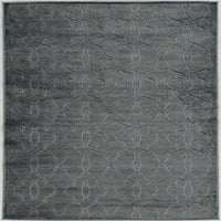 Linon Otthon D ons cor Platinum Area szőnyeg kollekció, kék és fekete, 5' 7'6
