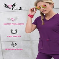 Smitten Women's Miracle Contemporary Slim Fit Fade Heade -rezisztens zsebek Húzza a kocogót, az S201007 stílus