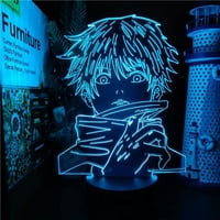 Rush Clyartpsjujutsu Kaisen Yuji Megumi Nobara Gojo Maki Kento Geto Mahito Sukuna 3d Anime lámpa LED éjszakai fények