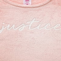 Justice Girls Soft Fape 3 darabos pizsama szett zsenel zoknival, méretek 5-18