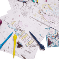 Disney Fagyasztott Lányok Art Kit hordozó ón Gél tollak markerek matricák Pc