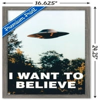 Az X -Files - szeretném hinni a fali posztert, 14.725 22.375