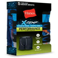 Hanes Boys ' X-Temp Stretch Boxer alsónemű, 5-csomag, S-XXL méretek