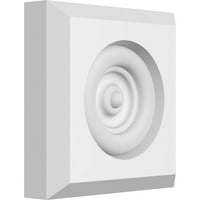 Ekena Millwork 8 W 8 H 1 P Standard Sedgwick bullseye rozetta négyzet alakú élekkel