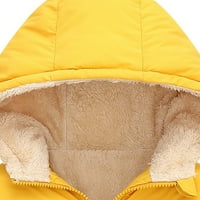 Shldybc kisgyermek baba fiúk lányok őszi téli gyapjú Párnázott kabát kapucnis Zip kabát kabát, baba kabát a Clearance