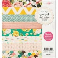 American Crafts Crate Paper Paper Pad 6 X6 36 PKG-MAGGIE Holmes nyitott könyv